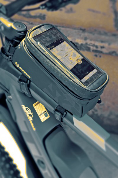 SKS-Germany Explorer Smart Táska Kerékpár Felsőcsőre - fekete