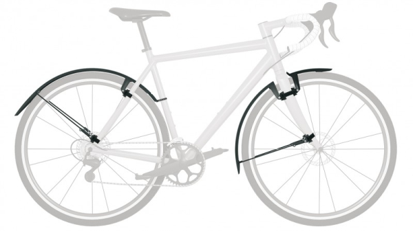 SKS-Germany Speedrocker Gravel Kerékpár Sárvédő Szett - fekete