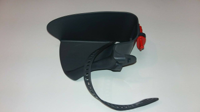 OK Baby Kerékpáros Gyerekülés Lábtartó+Szíj+Pöcök Bal Oldali - szürke