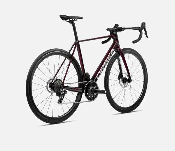 Orbea Orca M35i Országúti Kerékpár 2025 Wine Red Carbon View-Titanium (Gloss) - piros