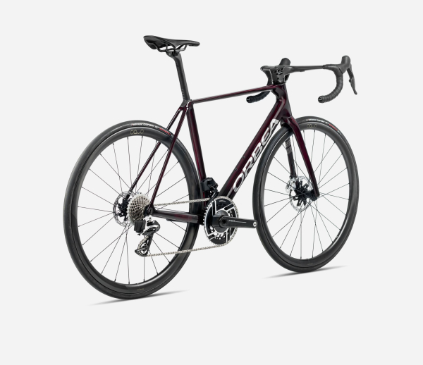 Orbea Orca M30iLTD PWR Országúti Kerékpár 2025 Wine Red Carbon View-Titanium (Gloss) - piros
