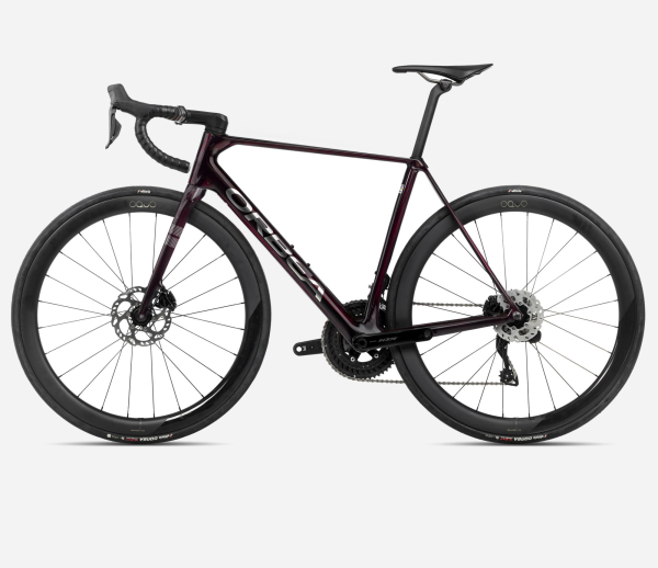 Orbea Orca M30iLTD PWR Országúti Kerékpár 2025 Wine Red Carbon View-Titanium (Gloss) - piros