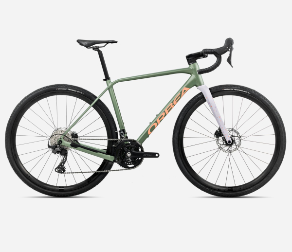 Orbea Terra H30 Gravel Kerékpár 2025 Infinity Green-Ivory White (Gloss) - zöld - fehér