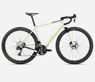 Orbea Terra M20iTeam Gravel Kerékpár 2025 Ivory White - Spicy Lime (Gloss) - fehér