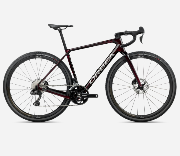 Orbea Terra M20iTeam Gravel Kerékpár - 2025 Wine Red Carbon View (Gloss) - piros