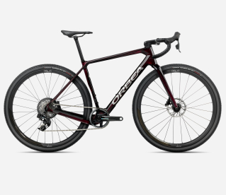 Orbea Terra M21eTeam 1X Gravel Kerékpár - 2025 Wine Red Carbon View (Gloss) - piros