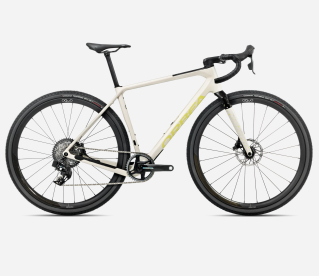 Orbea Terra M21eTeam 1X Gravel Kerékpár 2025 Ivory White - Spicy Lime (Gloss) - fehér