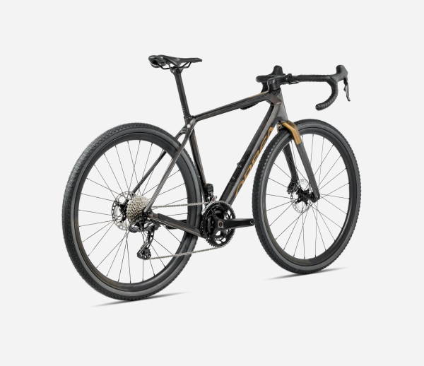 Orbea Terra M21eTeam 1X Gravel Kerékpár 2025 Cosmic Carbon View-Metallic Olive Green (Gloss) - zöld