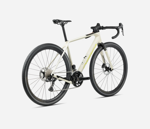 Orbea Terra M21eTeam 1X Gravel Kerékpár 2025 Ivory White - Spicy Lime (Gloss) - fehér