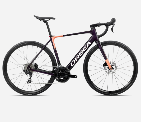 Orbea Gain M30 353 Wh Elektromos Endurance Országúti Kerékpár 2025 Fantasy Purple Carbon View (Gloss) - Orange Cloud (Matt) - lila
