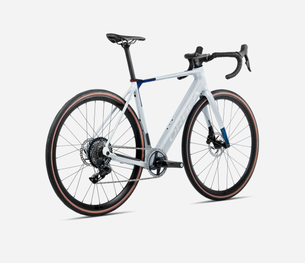 Orbea Gain M30 353 Wh Elektromos Endurance Országúti Kerékpár 2025 Halo Silver (Matt) - Blue Carbon View (Gloss) - ezüst