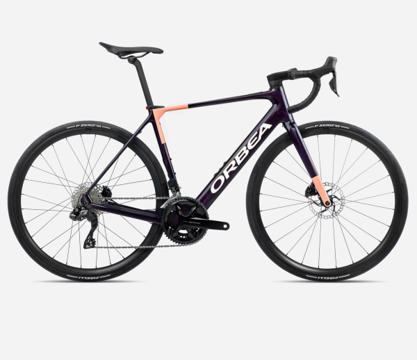 Orbea Gain M30i 353 Wh Elektromos Endurance Országúti Kerékpár 2025 Fantasy Purple Carbon View (Gloss) - Orange Cloud (Matt) - lila