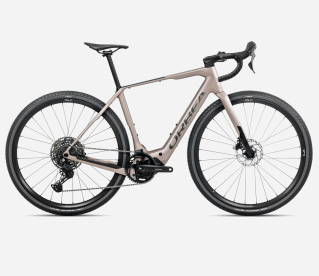 Orbea Denna M40 420 Wh Elektromos Gravel Kerékpár 2025 Nickel Matt - Carbon Raw Gloss - carbon