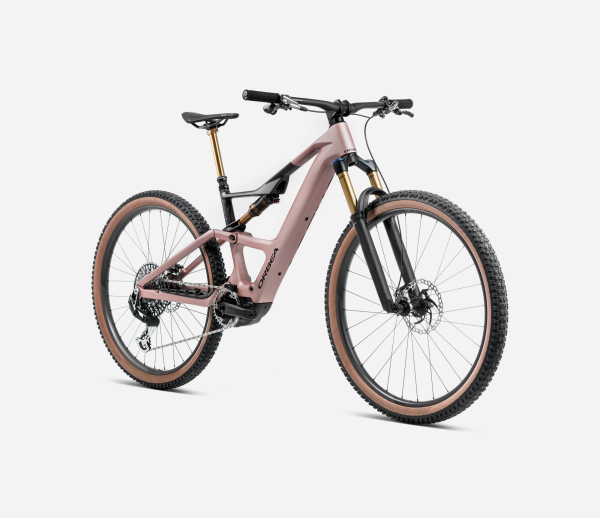 Orbea RISE SL M10 420W Elektromos Fully MTB Kerékpár - Desert Rose - Carbon Raw (Matt) - rózsaszín