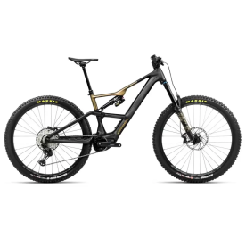 Orbea RISE LT H10 Elektromos Fully MTB Kerékpár - Diamond Black-Splash Olive Green (Matt) - fekete