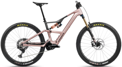 Orbea RISE LT M-TEAM 420W Elektromos Fully MTB Kerékpár - Desert Rose - Carbon Raw (Matt) - rózsaszín