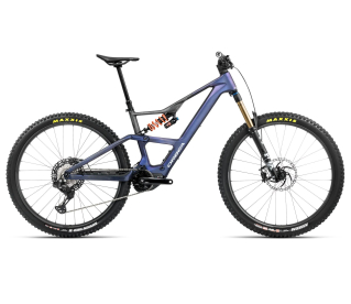 Orbea RISE LT M-TEAM 420W Elektromos Fully MTB Kerékpár - Tanzanite Carbon View - Carbon Raw (Matt) - zöld