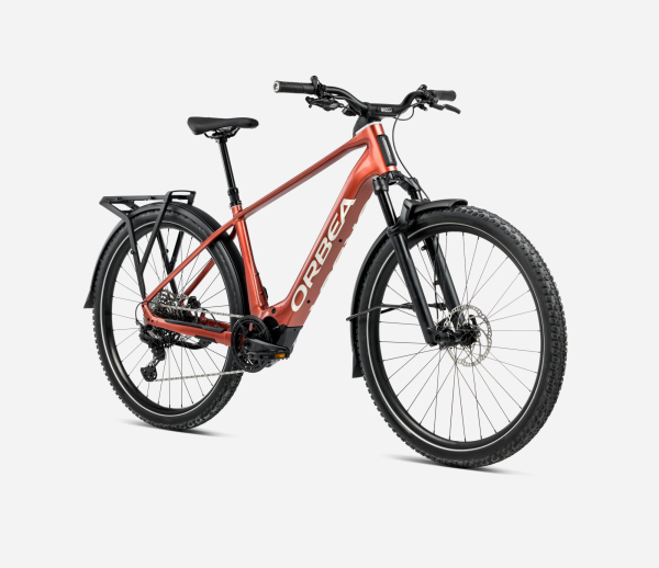 Orbea Kemen Adv 30 29" 540 Wh Urban All Terrain Elektromos Trekking Kerékpár 2025 Mars Red - Ivory White (Gloss) - piros