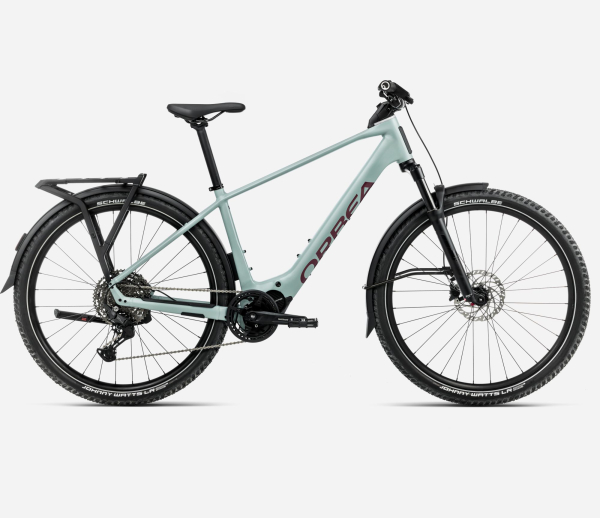 Orbea Kemen Adv 20 29" 630 Wh Urban All Terrain Elektromos Trekking Kerékpár 2025 Blue Stone (Matt) - Brugundy (Gloss) - kék