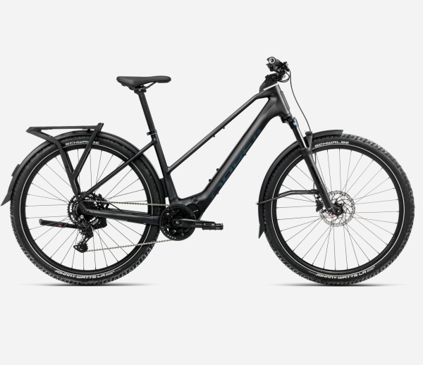 Orbea Kemen Adv 30 MID 29" 540 Wh Urban All Terrain Elektromos Trekking Kerékpár 2025 Diamond Black (Matt-Gloss) - fekete