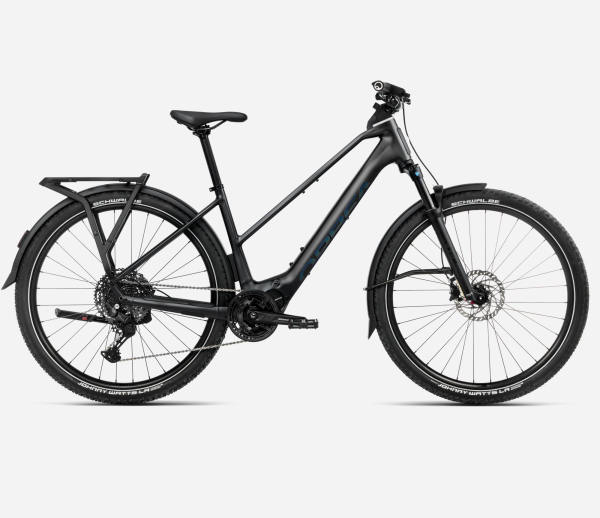Orbea Kemen Adv 20 MID 29" 630 Wh Urban All Terrain Elektromos Trekking Kerékpár 2025 Diamond Black (Matt-Gloss) - fekete