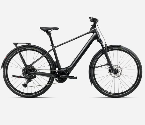 Orbea Kemen Tour 20 28" 630 Wh Elektromos Trekking Kerékpár - 2025 Diamond Black (Gloss) - fekete