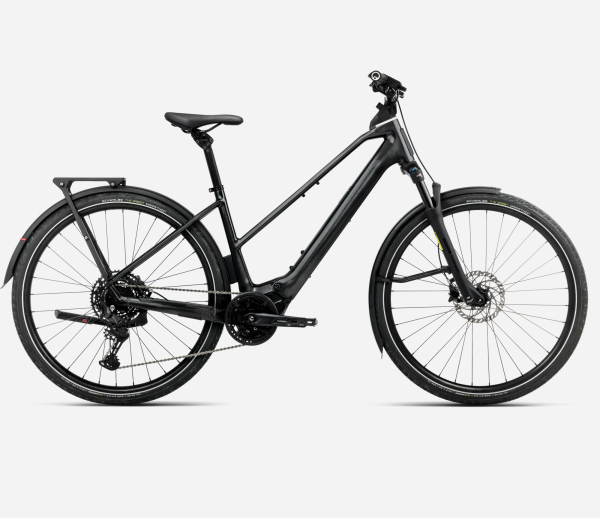 Orbea Kemen Tour 20 MID 28" 630 Wh Elektromos Trekking Kerékpár 2025 - Diamond Black (Gloss) - fekete