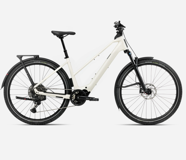 Orbea Kemen Tour 10 MID 28" 630 Wh Elektromos Trekking Kerékpár - 2025 Ivory White (Gloss) - fehér