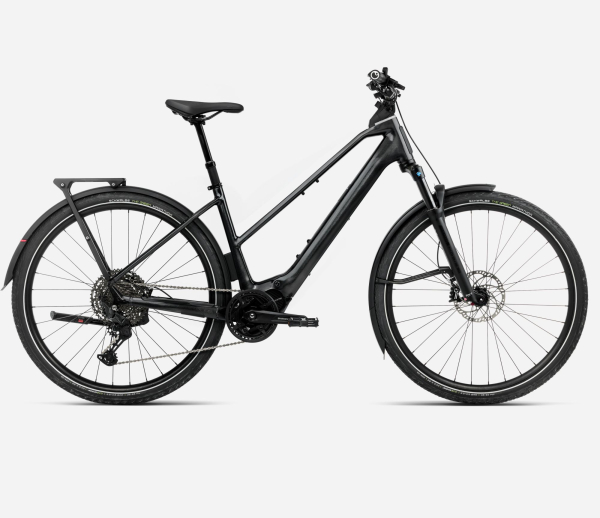 Orbea Kemen Tour 10 MID 28" 630 Wh Elektromos Trekking Kerékpár - 2025 Diamond Black (Gloss) - fekete