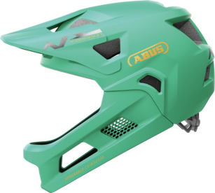 Abus Youdrop Full Face Gyerek Kerékpár Sisak Salvia Green - zöld