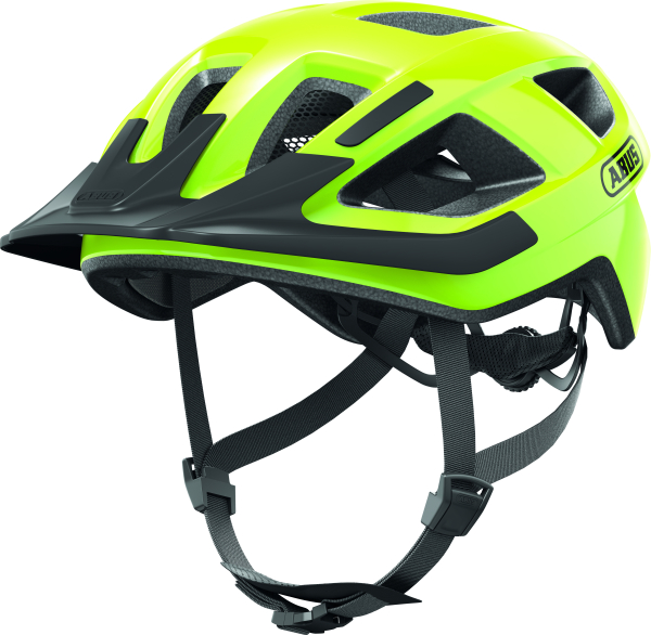 Abus Aduro 3 In-Mold Városi Kerékpáros Sisak LED Világítással - Signal Yellow