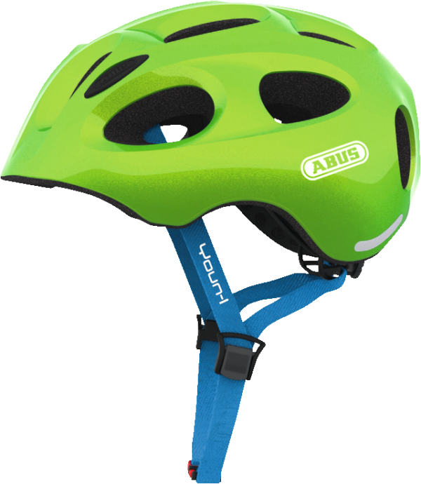 Abus Youn-I 2.0 Urban Gyerek Kerékpár Sisak Sparkling Green - zöld