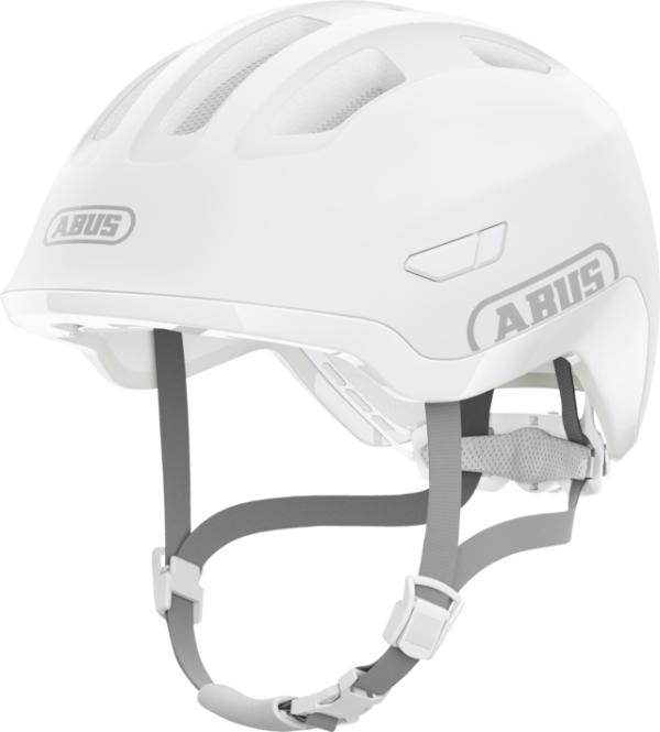 Abus Smiley 3.0 Ace Led In-Mold Gyerek Kerékpáros Sisak Pure White - fehér