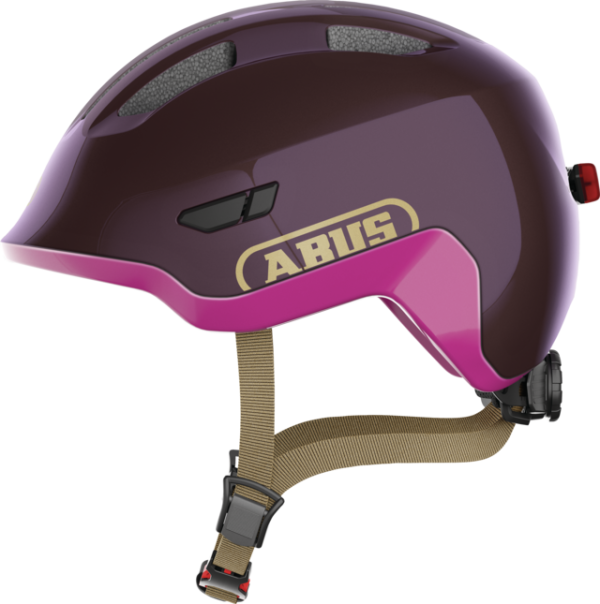 Abus Smiley 3.0 Ace Led In-Mold Gyerek Kerékpáros Sisak Pure Lavender - lila