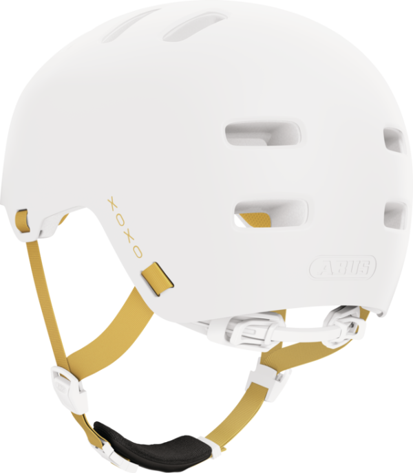 Abus Xoxo Városi Kerékpáros sisak - Polar White