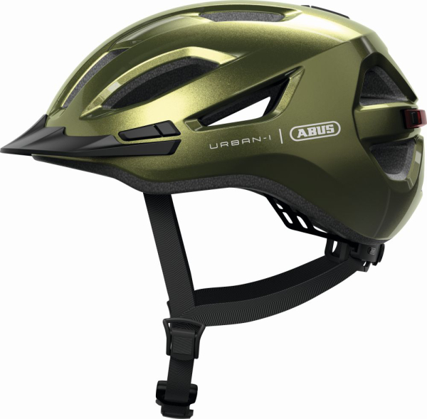 Abus Urban-I 4.0 In-Mold Városi Kerékőpáros sisak - pepper green