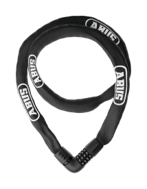 Abus láncos kerékpár lakat Számzárral Tresor 6806C/85, fekete (6mm)