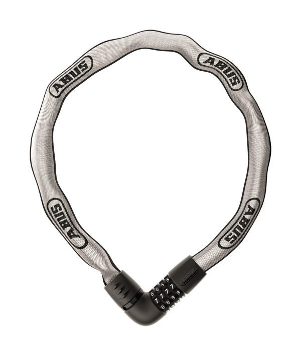 Abus láncos kerékpár lakat Számzárral Tresor 6807C/110, fényvisszaverős (7mm)
