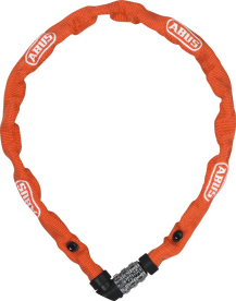 Abus láncos kerékpár lakat Számzárral Web 1200/110, color (piros, narancs, lime vegyesen)