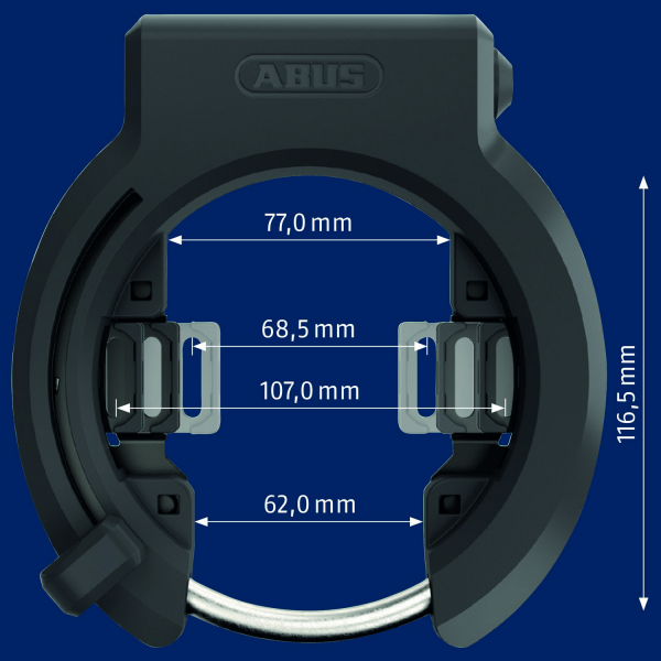 Abus Granit Xplus 6950M Patkó Zár Kerékpárra (R, kulcsot megtartja)