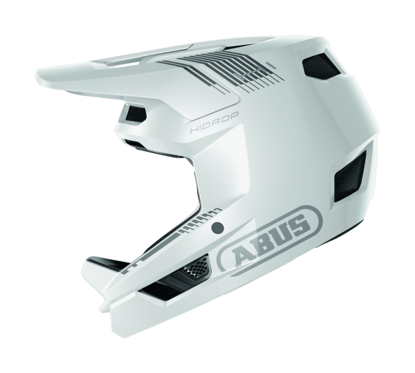 Abus HiDrop In-Mold Full face Kerékpáros sisak - alpine white