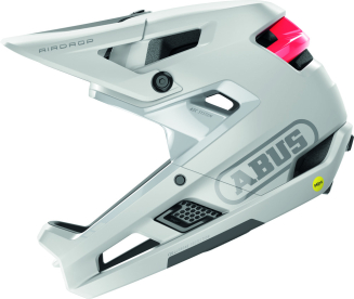 Abus AirDrop MIPS In-Mold Full face Kerékpáros sisak - Polar White