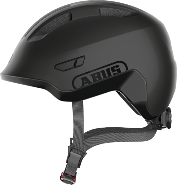 Abus Smiley 3.0 Ace Led In-Mold Gyerek Kerékpáros Sisak Velvet Black - fekete