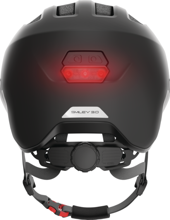 Abus Smiley 3.0 Ace Led In-Mold Gyerek Kerékpáros Sisak Velvet Black - fekete