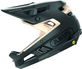 Abus AirDrop MIPS In-Mold Full face Kerékpáros sisak - Black Gold