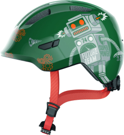Abus Smiley 3.0 In-Mold Gyerek Kerékpár Sisak Green Robo - zöld