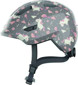 Abus Smiley 3.0 In-Mold Gyerek Kerékpár Sisak Grey Police - szürke