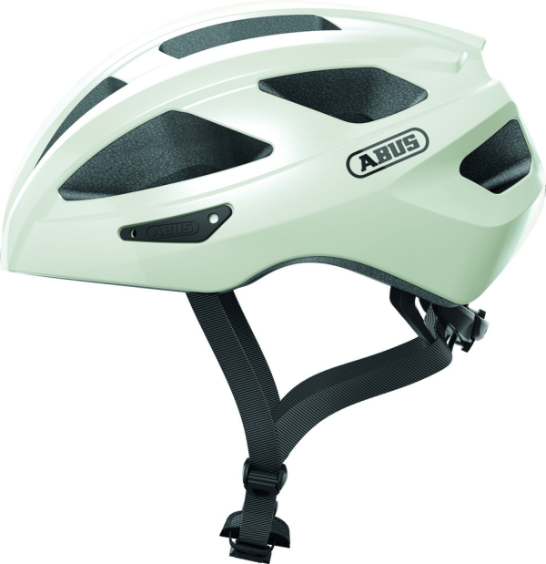 Abus Macator In-Mold Országúti Kerékpáros sisak - Pearl White