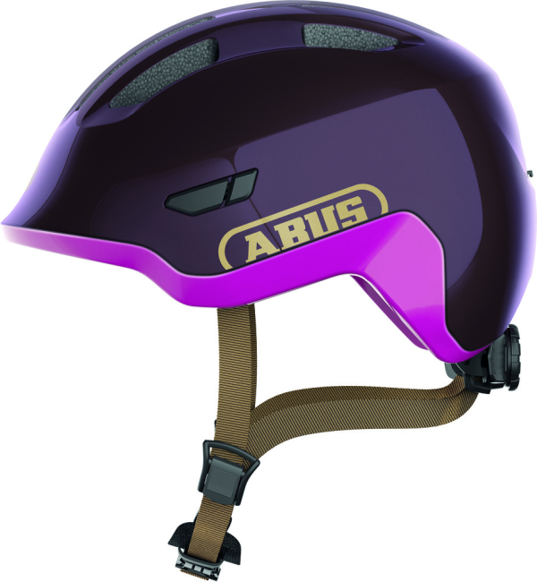 Abus Smiley 3 ACE LED In-Mold Gyerek Kerékpáros sisak - royal purple