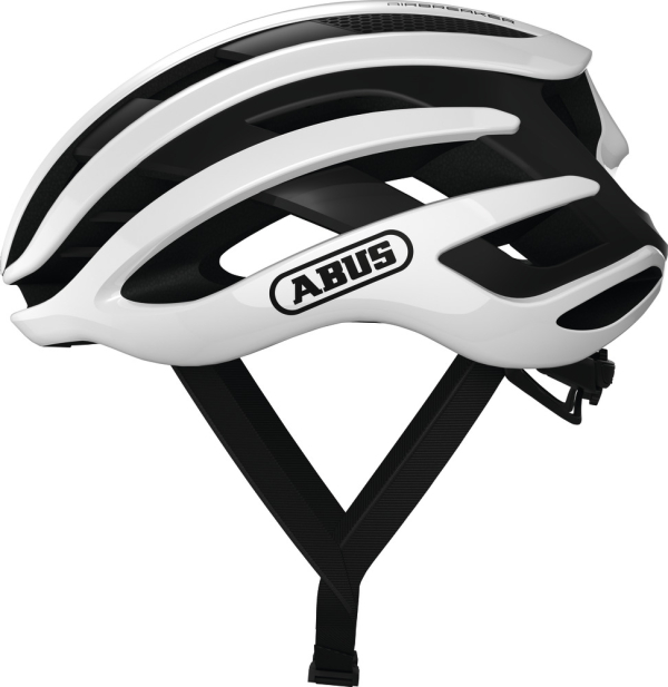 Abus Airbreaker Országúti Kerékpáros sisak - Polar White Shiny